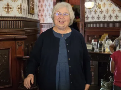 Sister visits former convent housed at Rowley House and Museum
